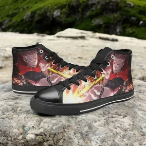 Jujutsu Kaisen Yuji Itadori Sukuna Shoes High Top Sneakers for Kids and Adults