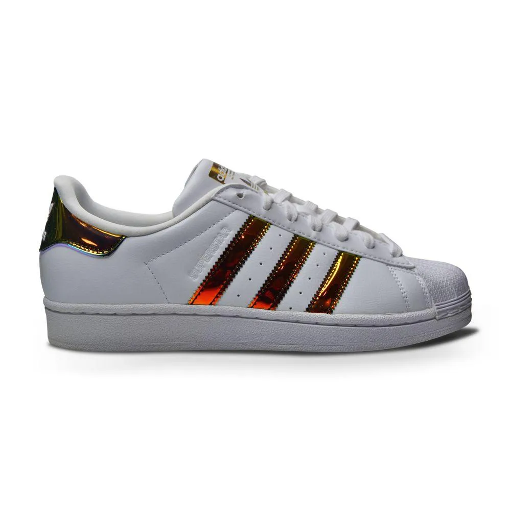 Juniors Adidas Superstar J - CP9837 - White Gold