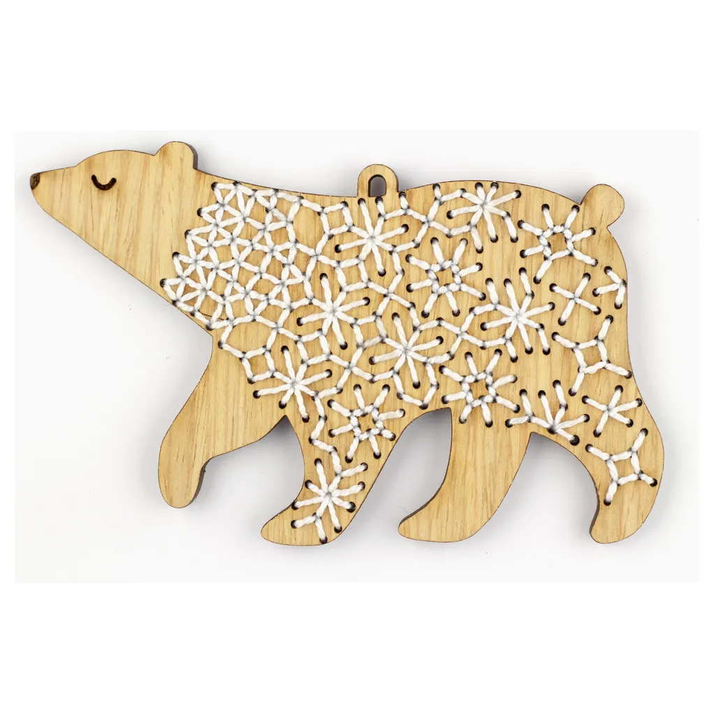 Kiriki Press ~ Bear Stitched Ornament Kit