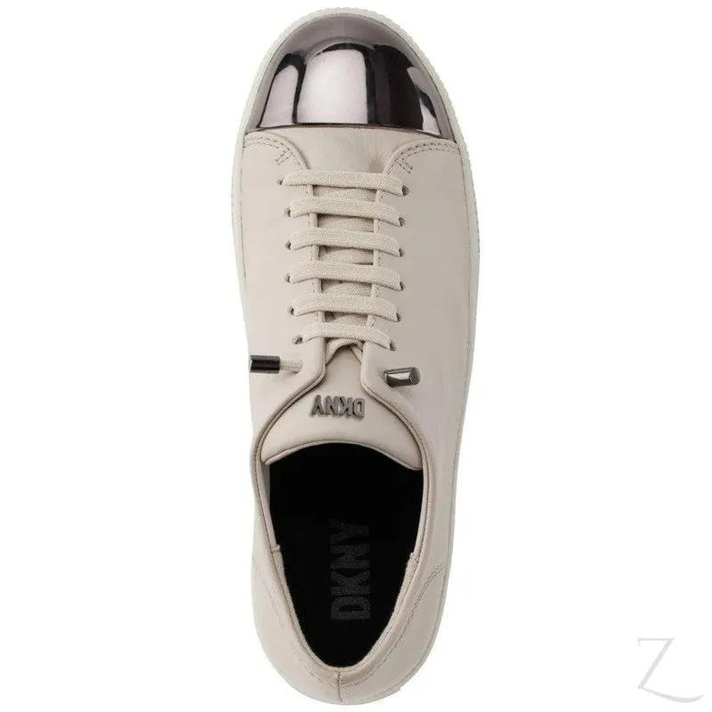 Ladies Genuine Leather Platform Sneakers | Lace Up | "Shaka"