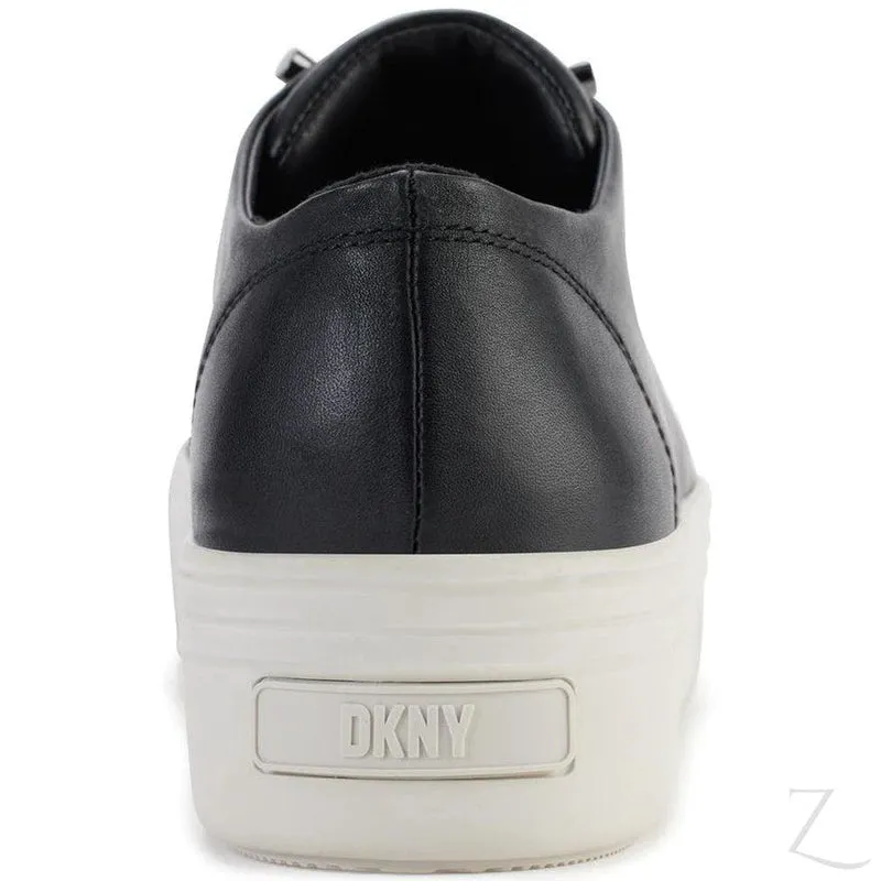 Ladies Genuine Leather Platform Sneakers | Lace Up | "Shaka"