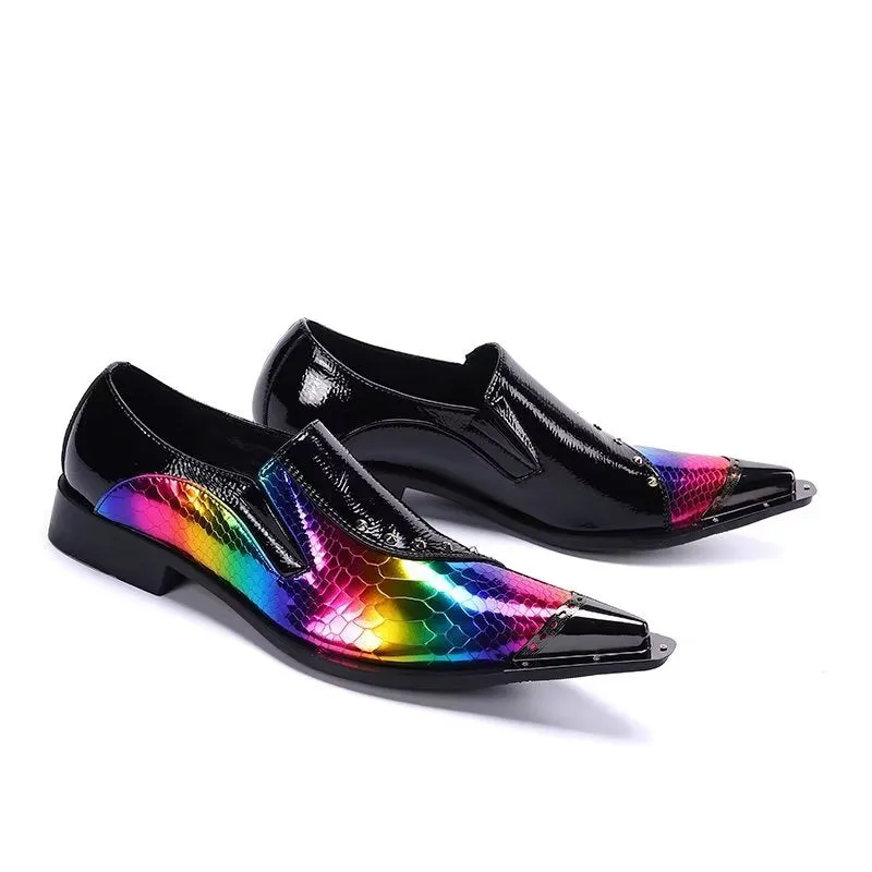 LuxeLeather Exotic Slip-on Smart Shoes