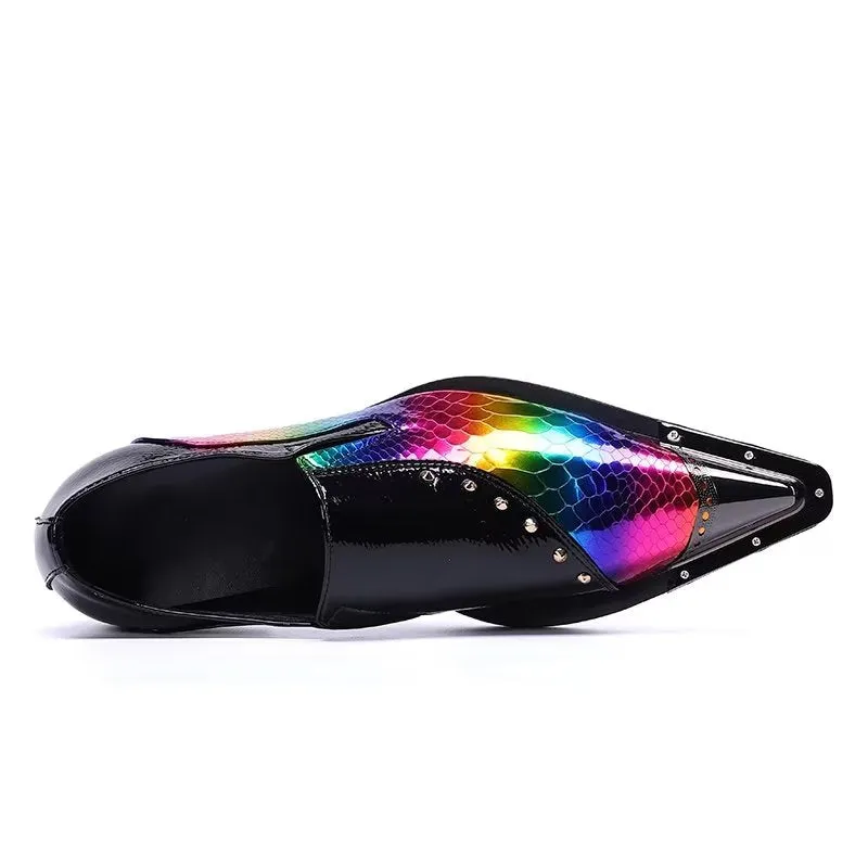 LuxeLeather Exotic Slip-on Smart Shoes