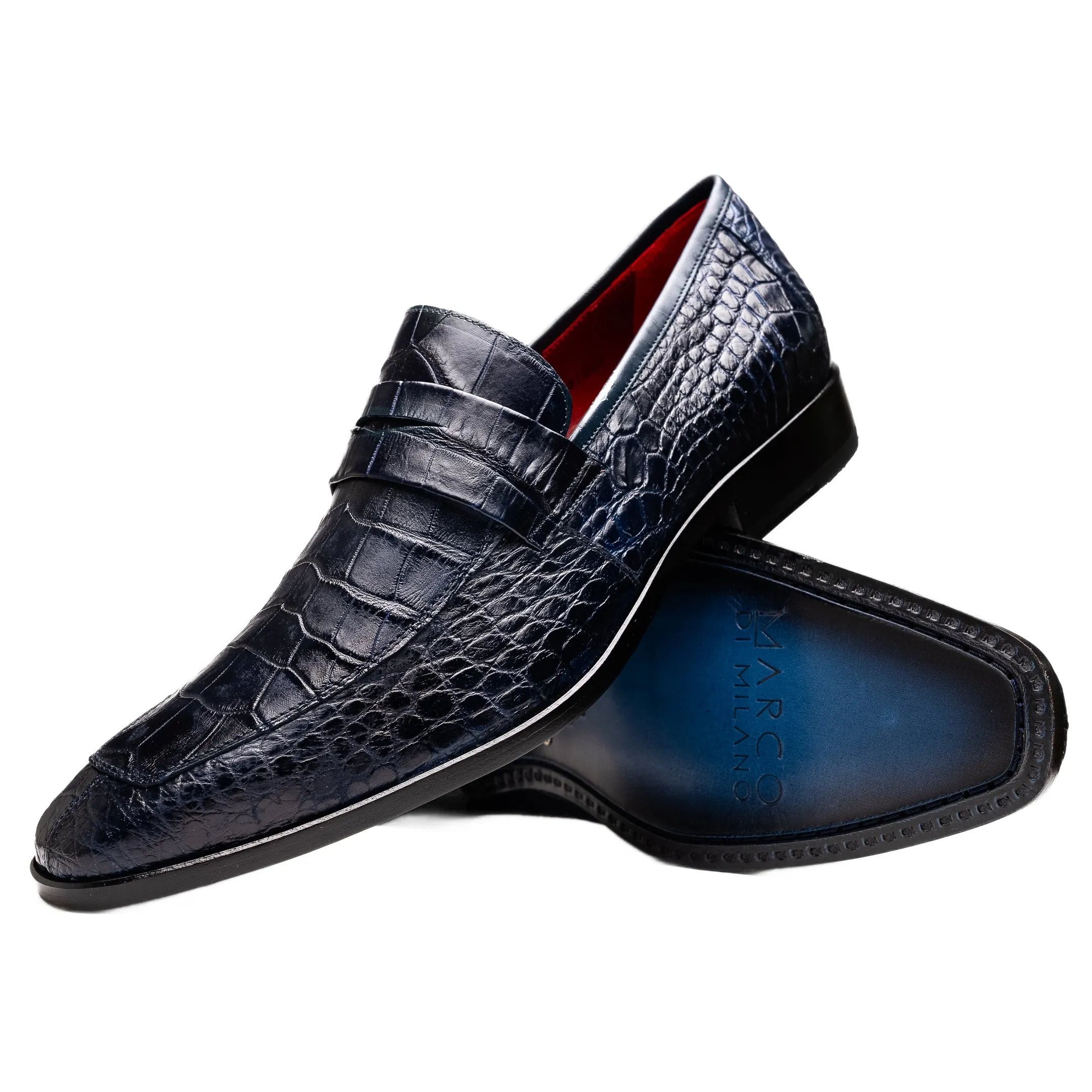 Marco Di Milano Matteo Alligator Navy