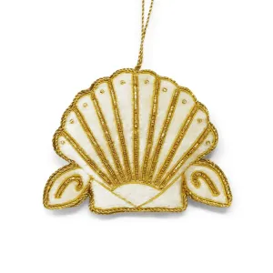 Martha Shell Ornament