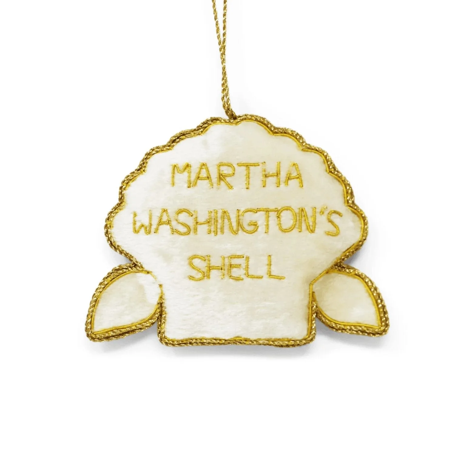 Martha Shell Ornament