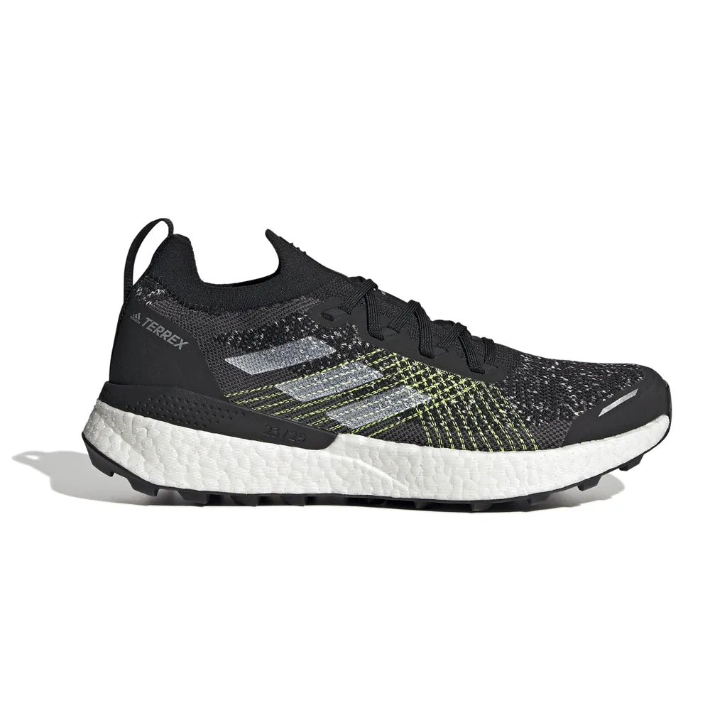 Men's Adidas Terrex 2 Ultra Parley, Black/White/Solar Yellow, 11 D Medium