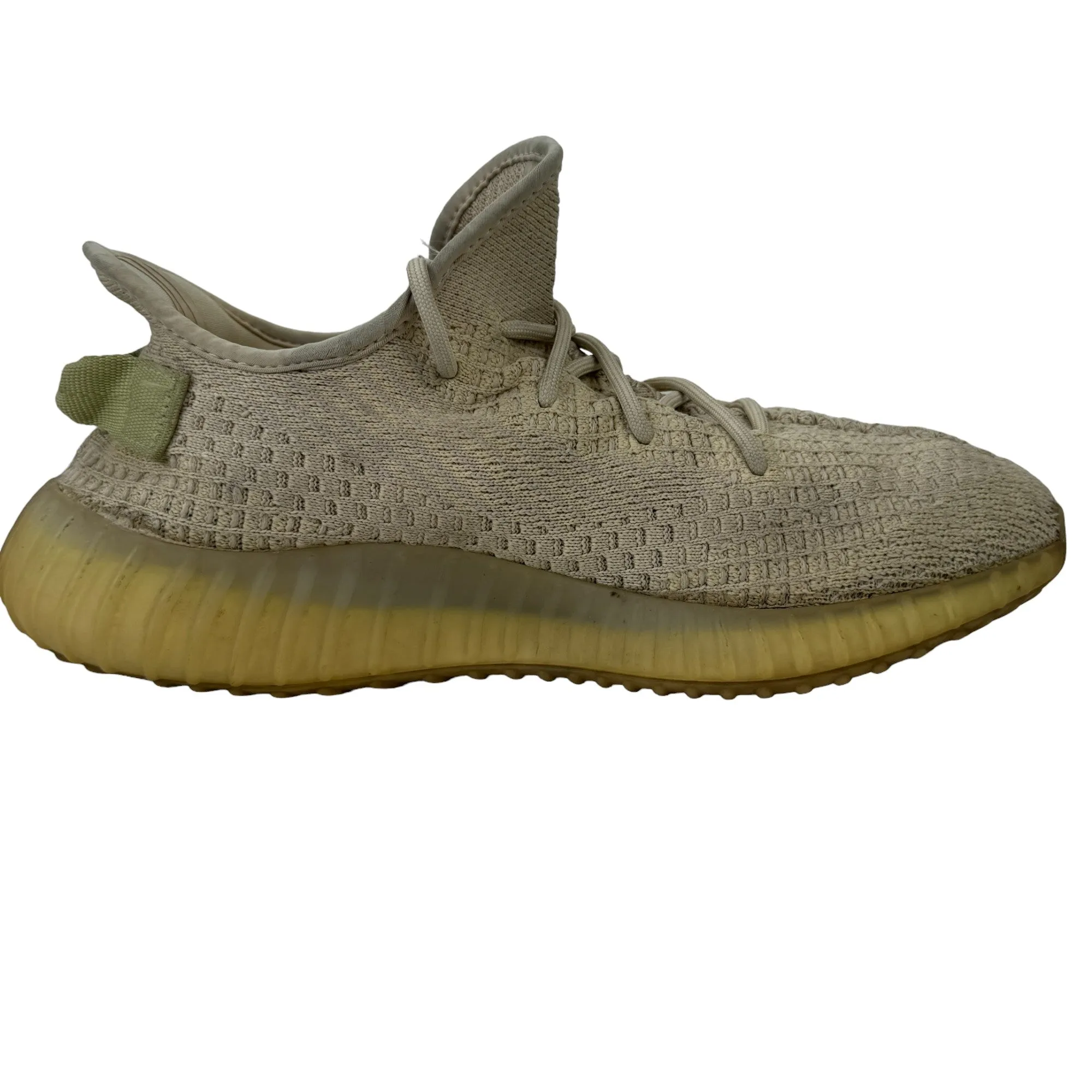 Men's Boost 350 V2 Flax Low Trainers Beige Size EU 43.5 / UK 9.5