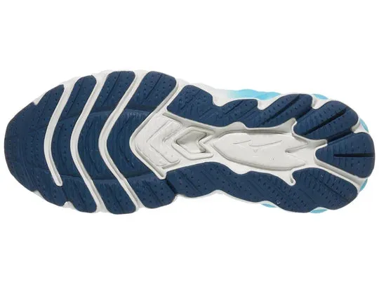 Mizuno | Wave Sky 8 | Men's | Blue Wing Teal/Silver