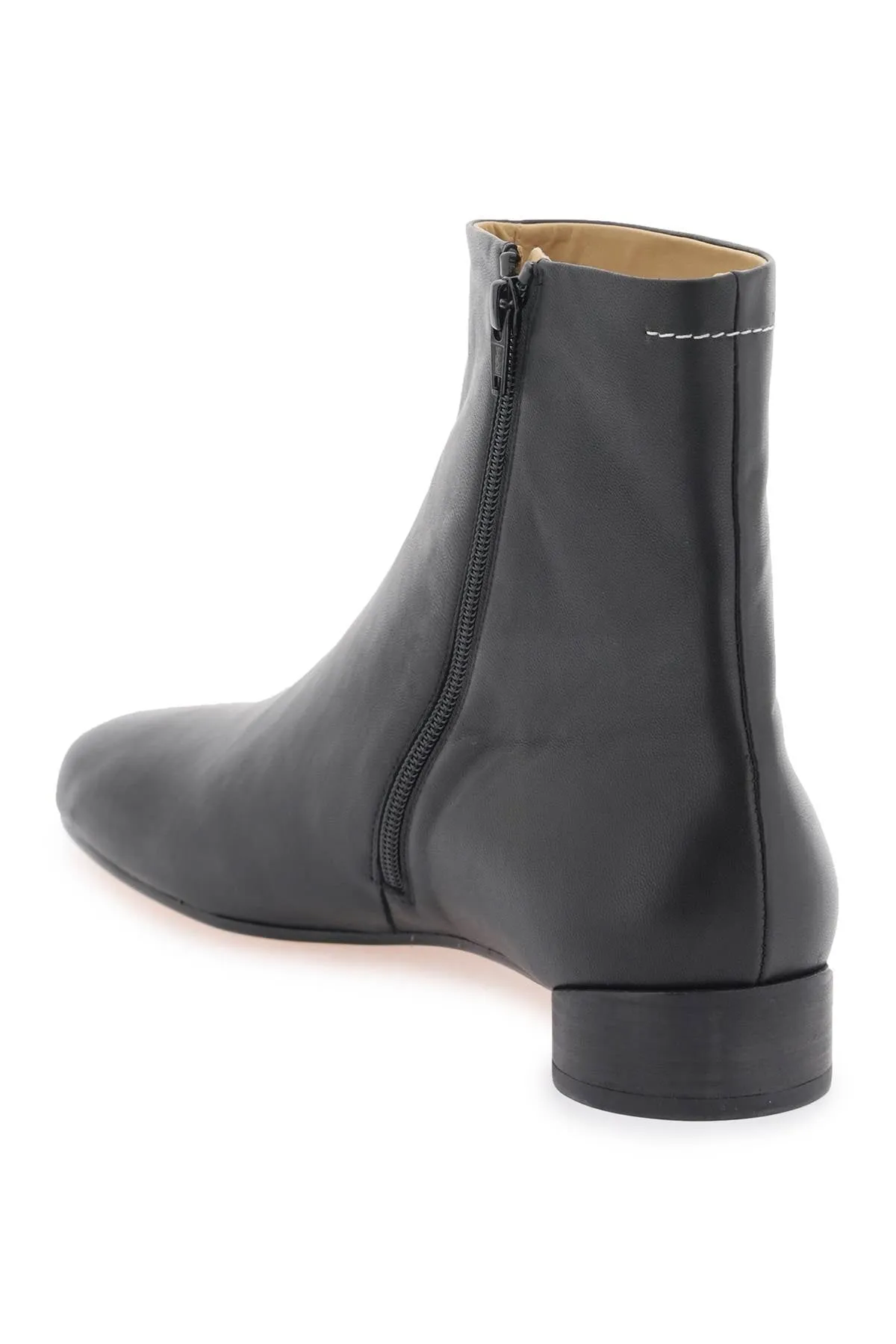 Mm6 maison margiela leather ankle boots