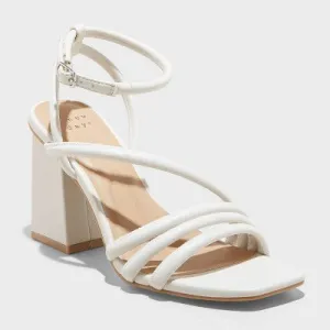 New - Women's Katana Heels - A New Day Off-White 7