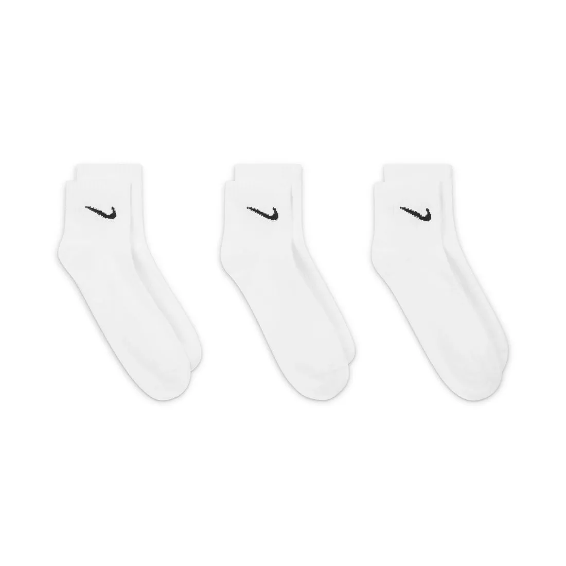 Nike Everyday Lightweight Training Ankle Socks (3 Pairs) White