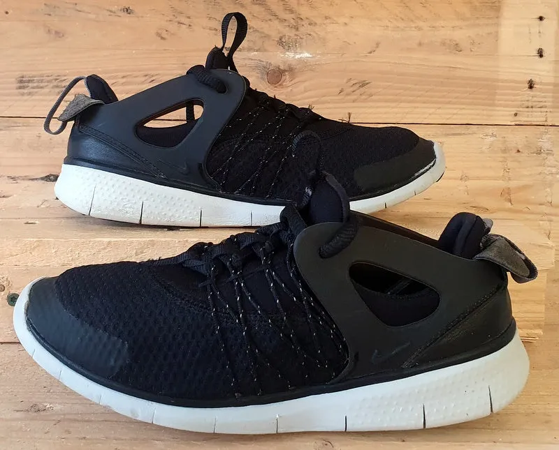 Nike Free Viritous Low Textile Trainers UK4/US6.5/EU37.5 725060-001 Black/Grey