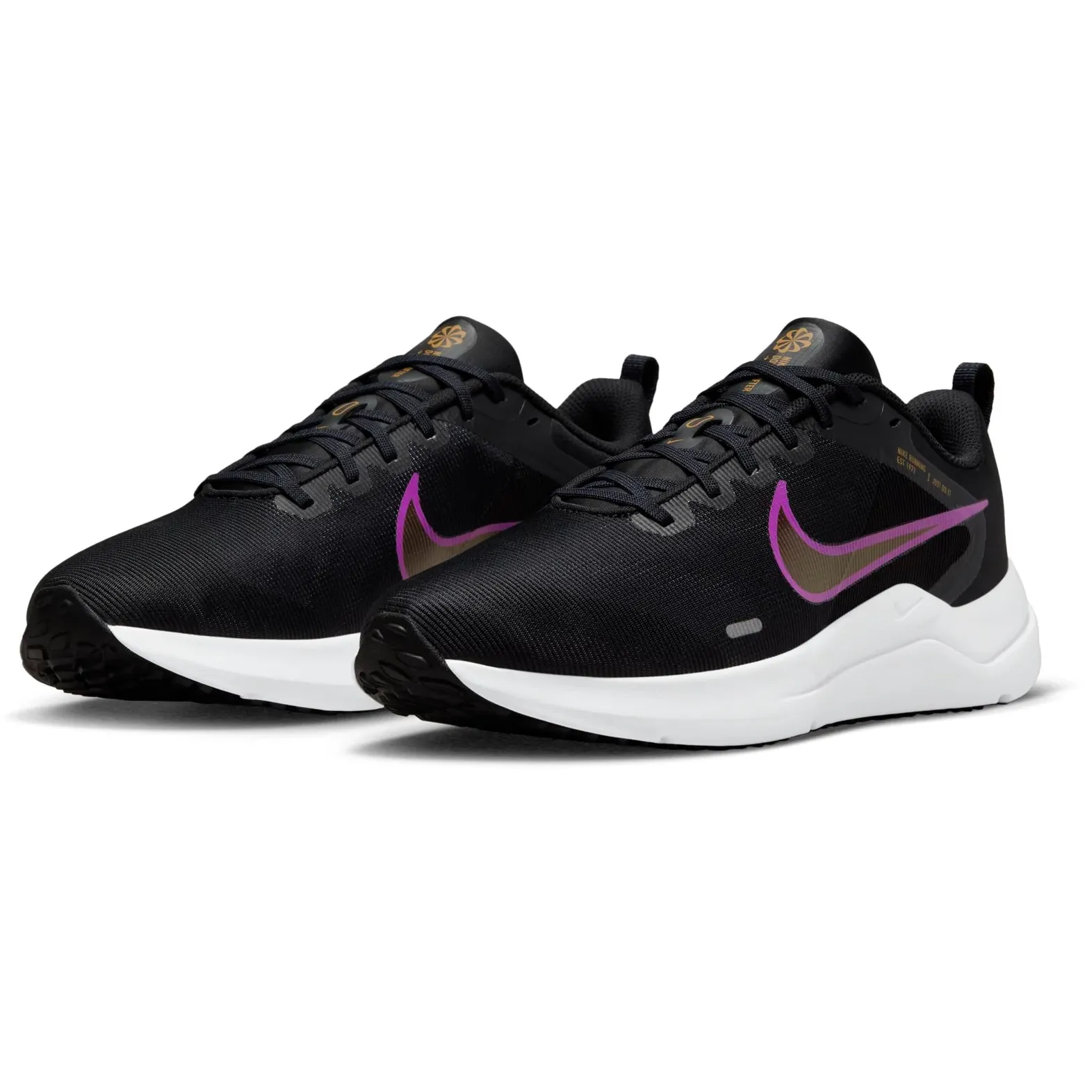 Nike Men's Downshifter 12 Shoes - Black / Violet