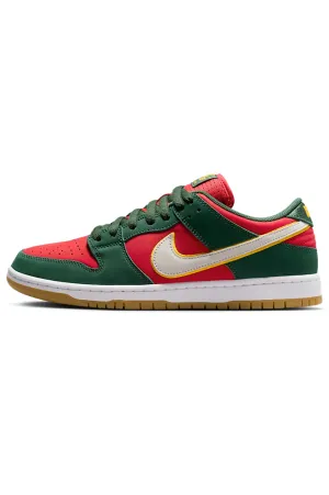 Nike SB Dunk Low Pro PRM 'Fir And Fire Red' Skate Shoes