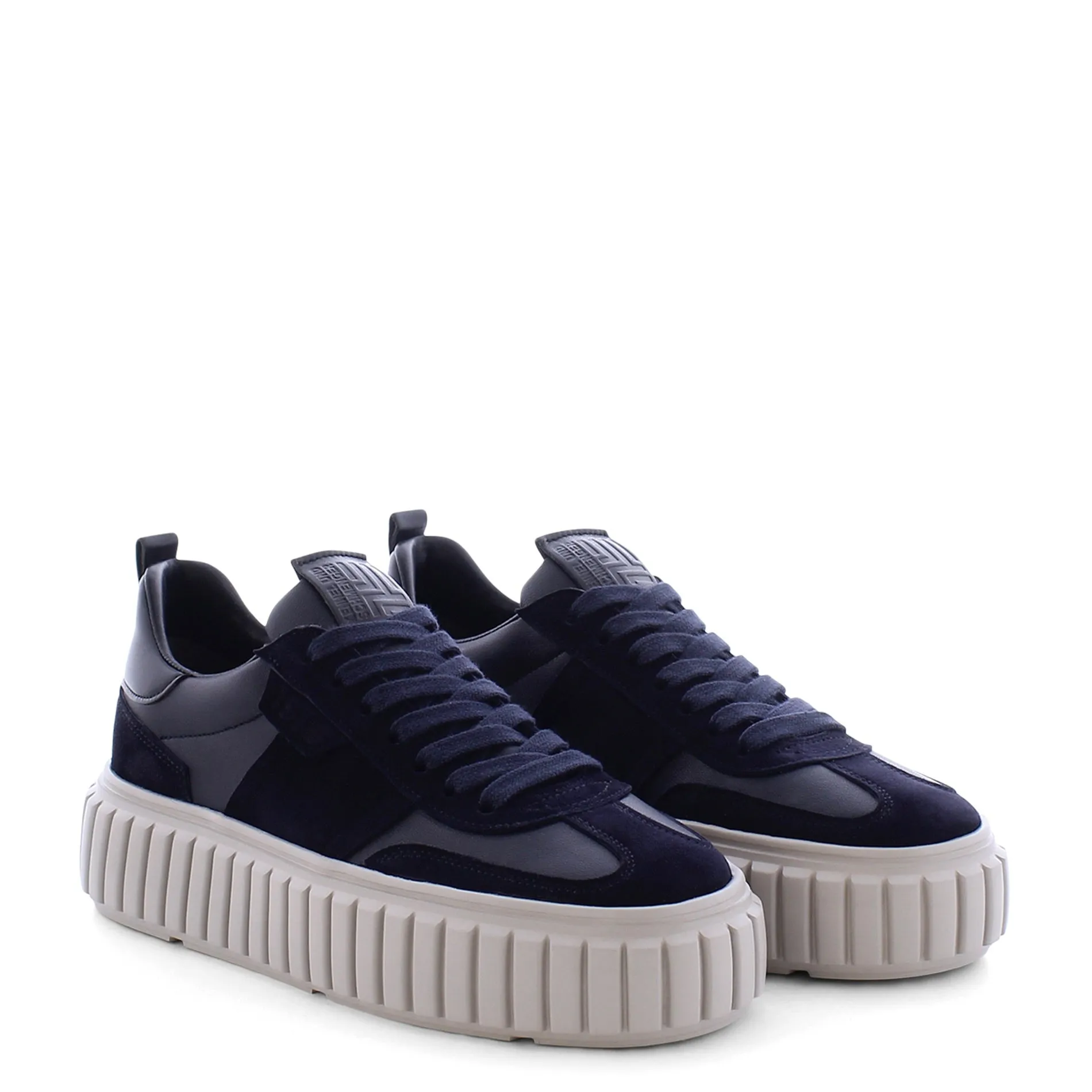 Ocean Navy Platform Sneakers