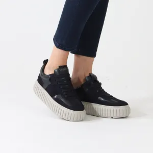 Ocean Navy Platform Sneakers