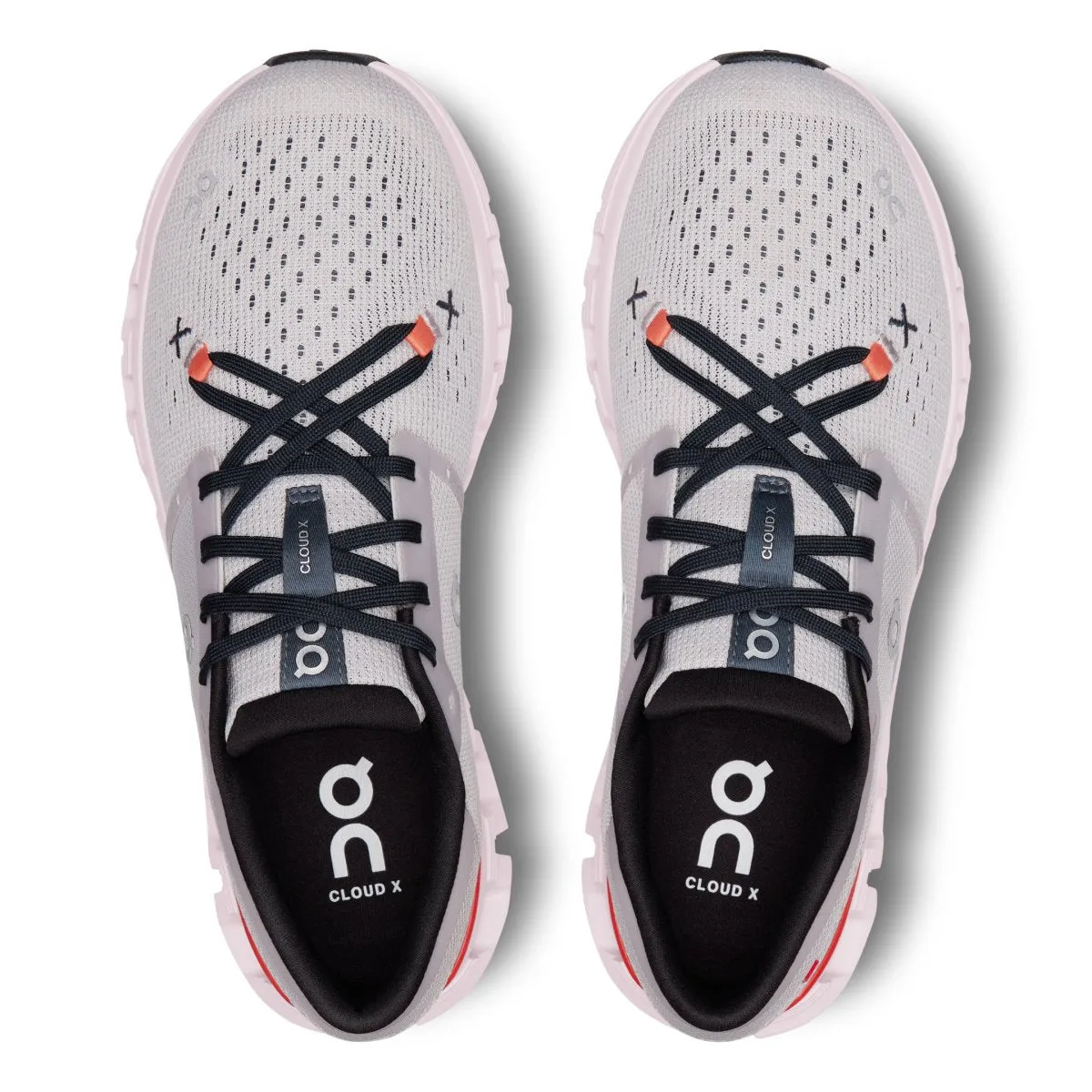 On Running Women's Cloud X 4 Sliver/Flame