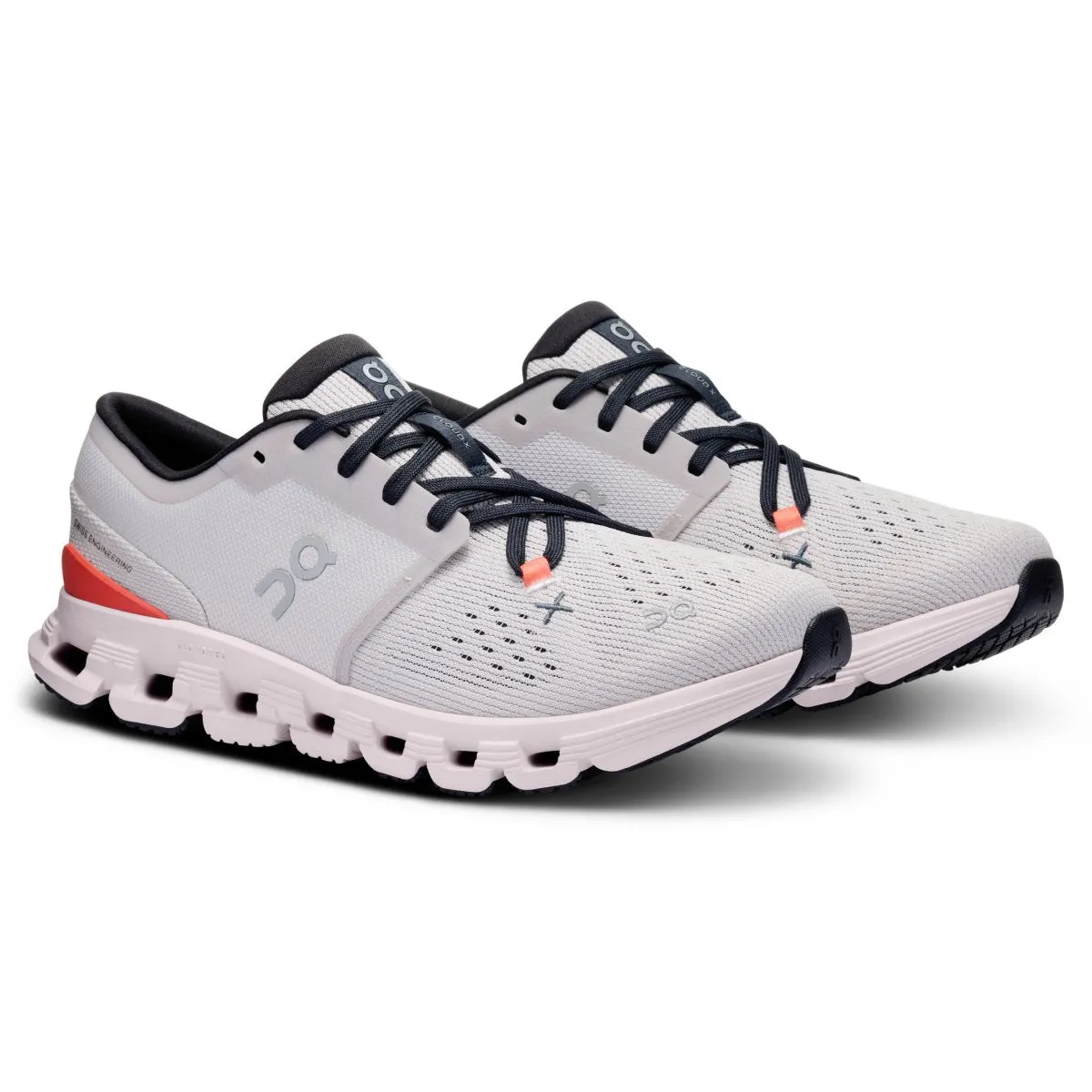 On Running Women's Cloud X 4 Sliver/Flame