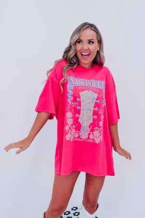 Original Classic Nashville Graphic Tee - Pink