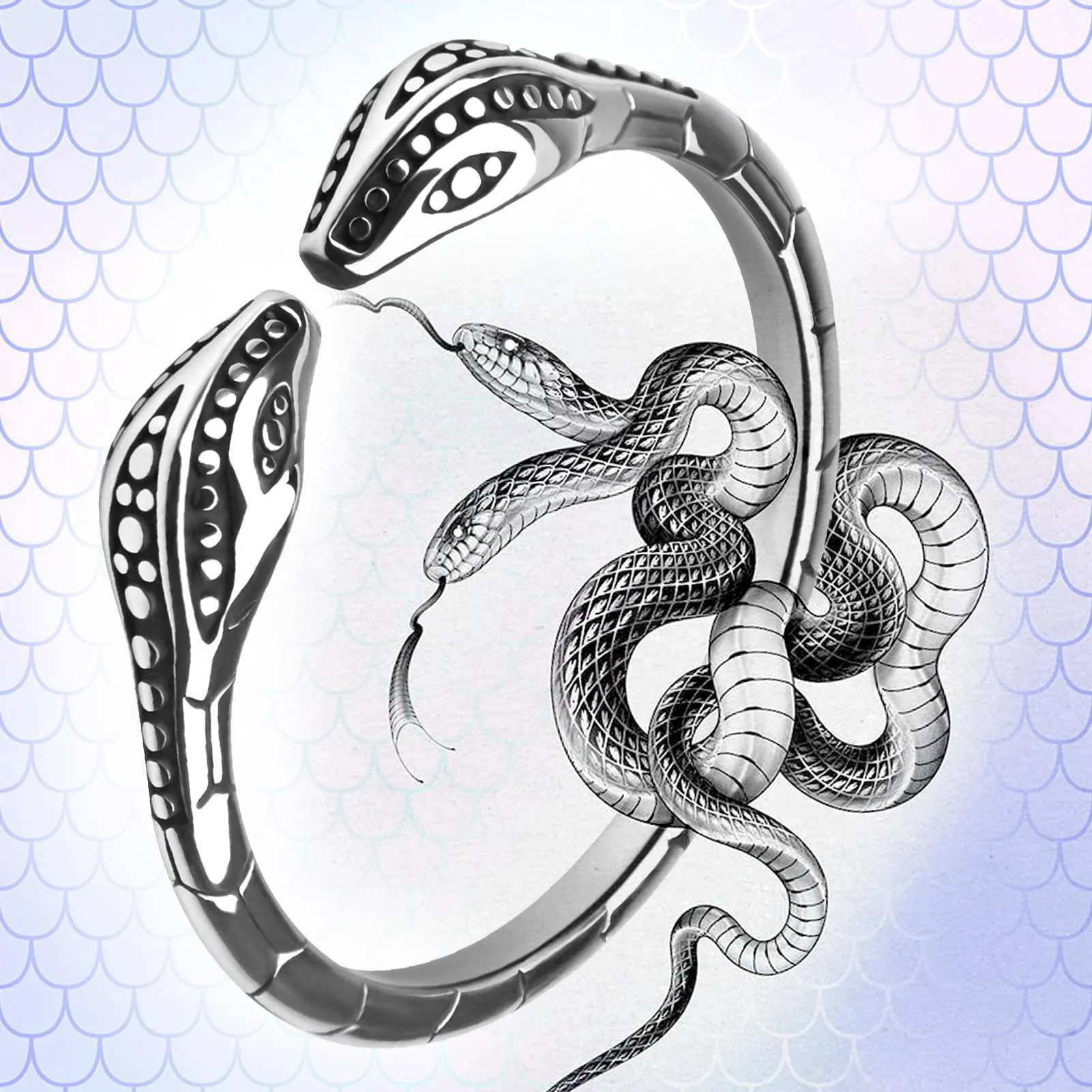 Penis Glans Ring Smooth Snake-Shaped Penis Cock Ring