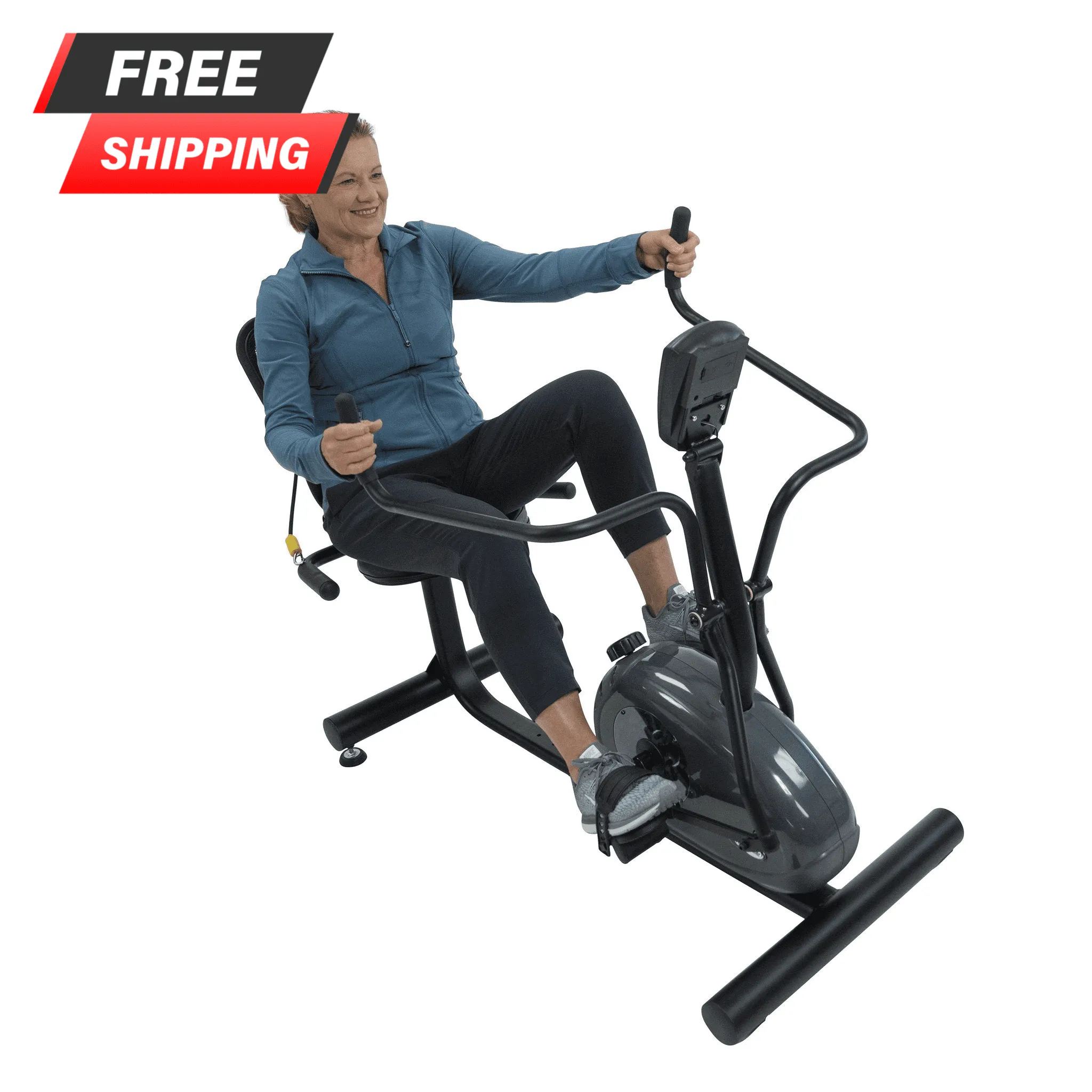 PhysioStep PhysioTrainer CXT - Fully Assembled - Recumbent Cross Trainer for Seniors