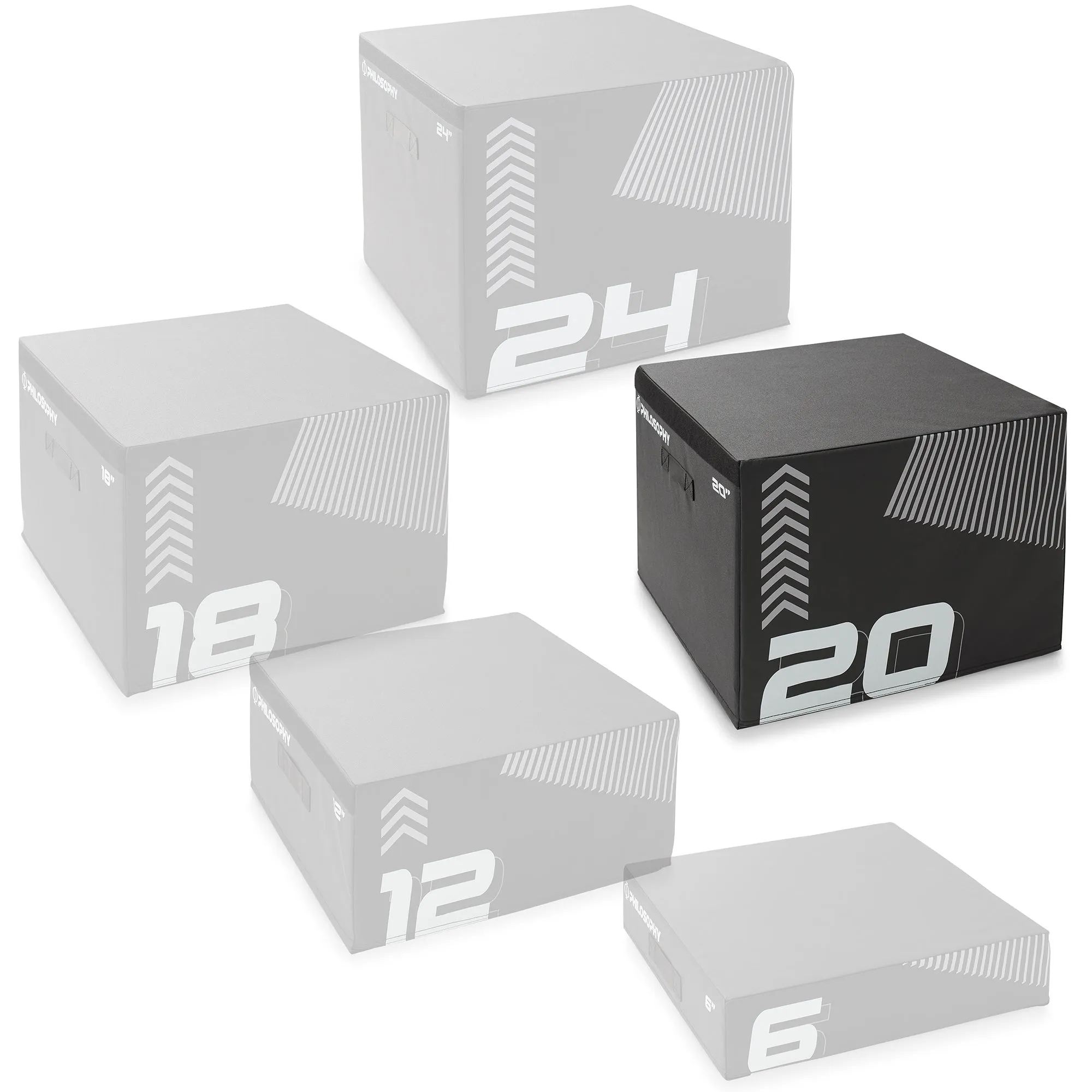 Plyometric Boxes - Soft Foam Jump Trainer Plyo Boxes