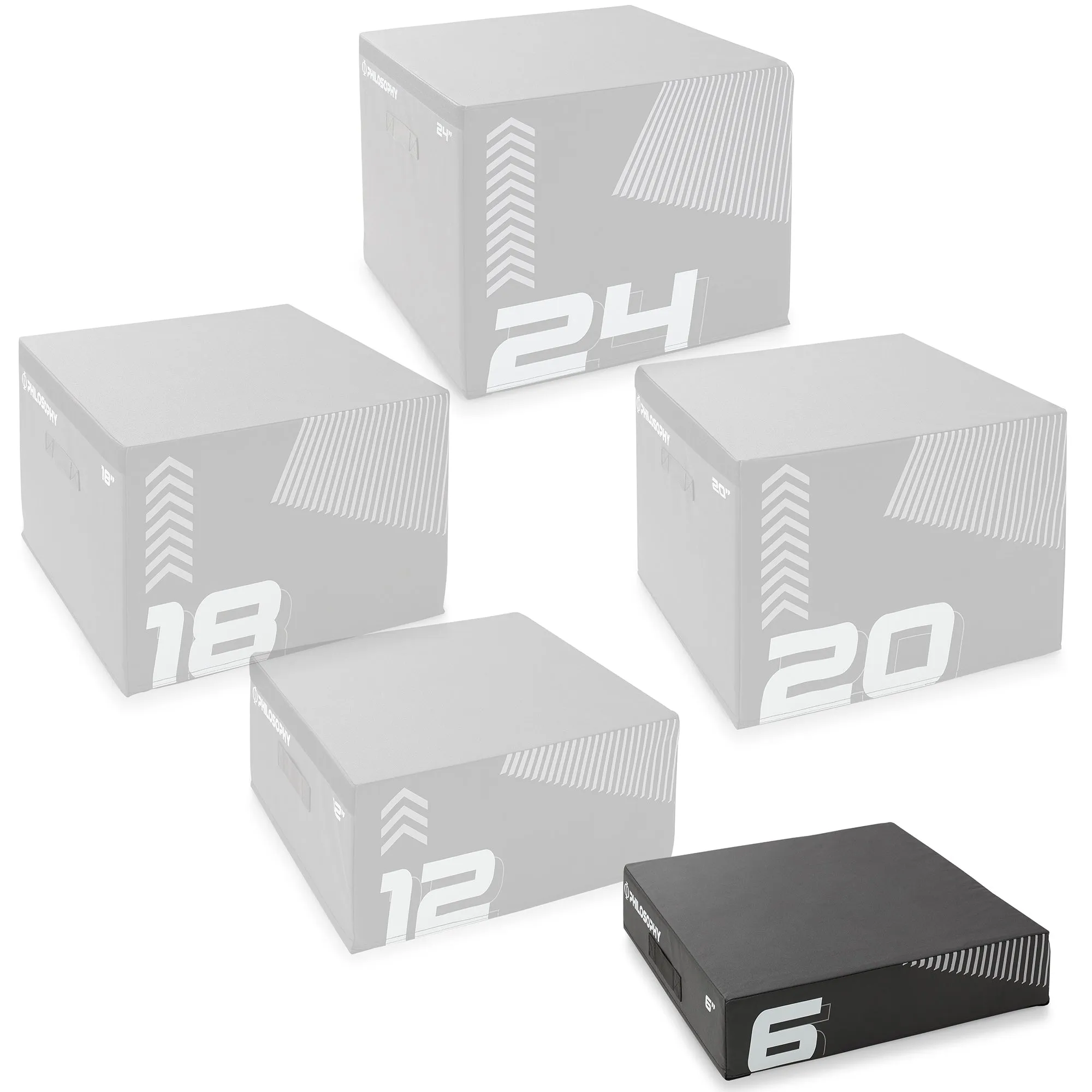 Plyometric Boxes - Soft Foam Jump Trainer Plyo Boxes