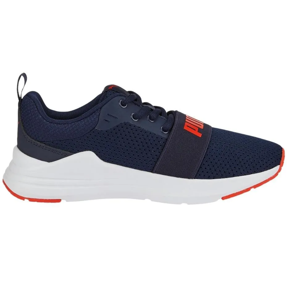 Puma Wired Run Jr Kids' Shoes Navy Blue 374214 21 38.5