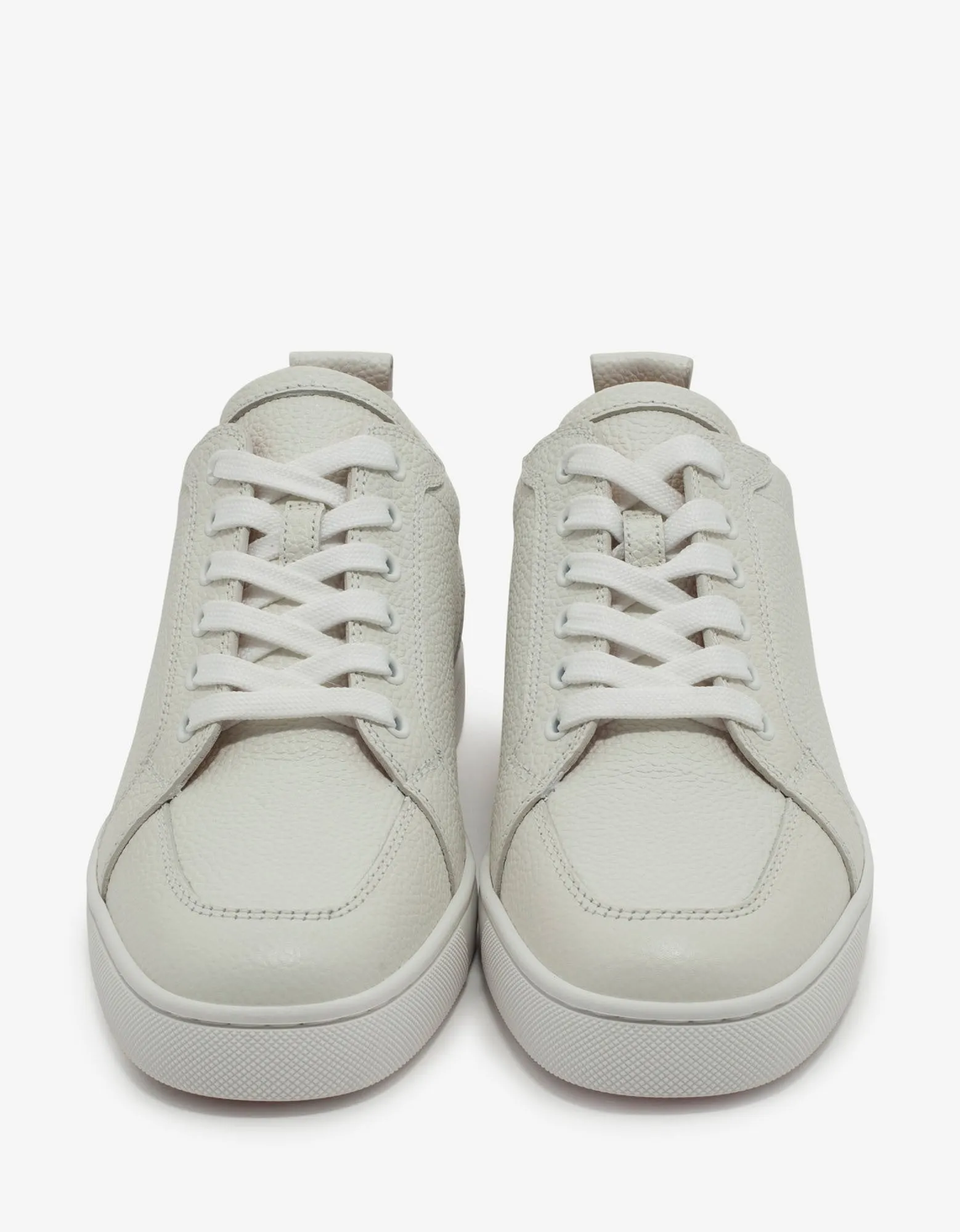 Rantulow Latte Grain Leather Trainers -