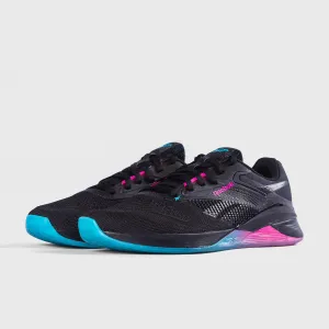 REEBOK - NANO X4 - BLACK/BOLD CYAN/LASER PINK