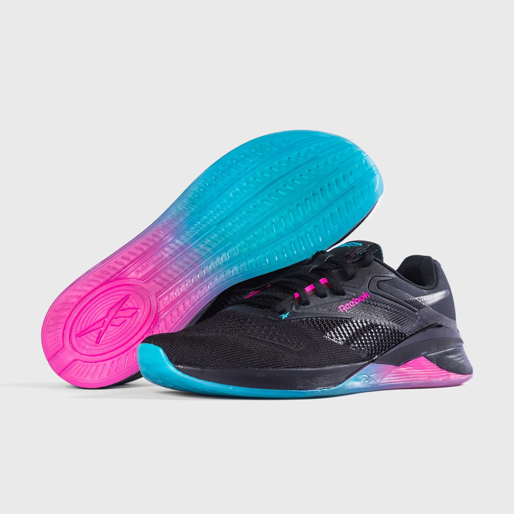 REEBOK - NANO X4 - BLACK/BOLD CYAN/LASER PINK