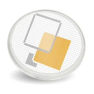 Round 80mm Blank Plastic Cross Stitch Insert Coaster - Pack of 10