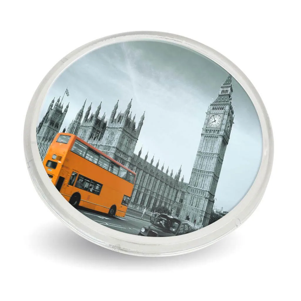 Round Blank Plastic Fridge Magnet Insert - 80mm - Pack of 10