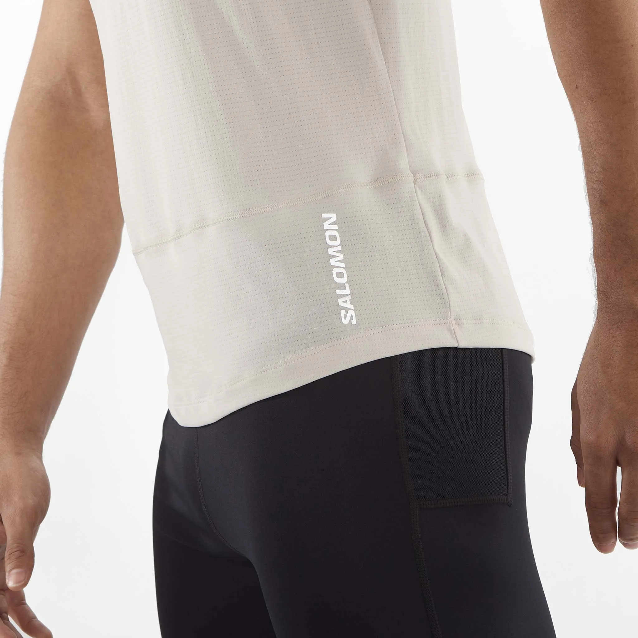 Salomon | Men's Cross Run Short Sleeve Tee - Rainy Day