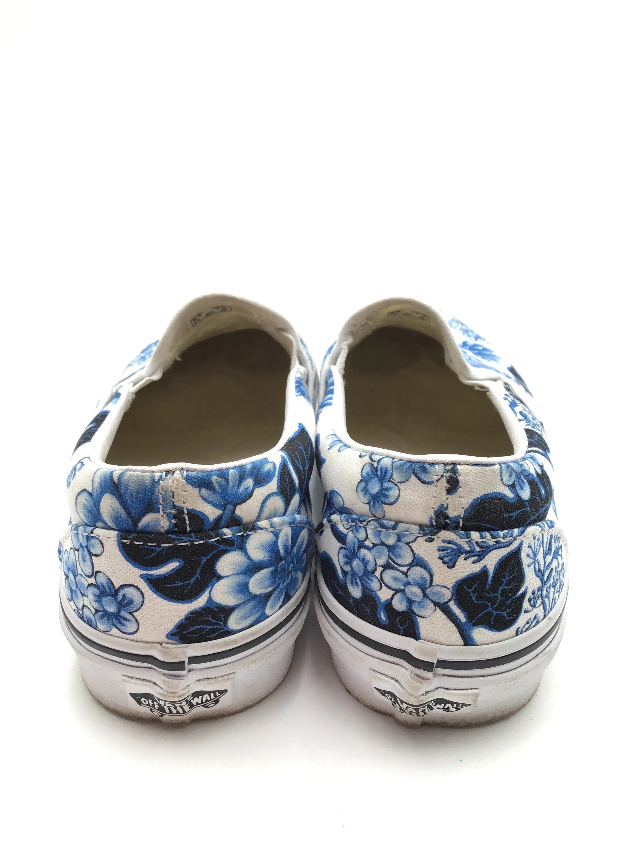 Shoes Athletic By Vans In Blue & White, Size: 6.5