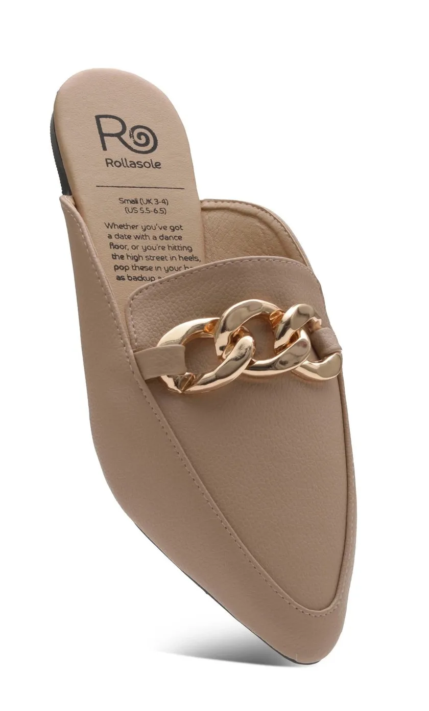 Shoes - Uptown Girl, Tan Flats