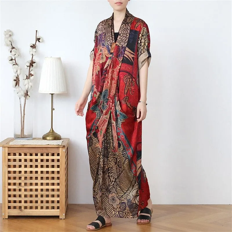 Silk Chinese Cross Tunic | Nirvana