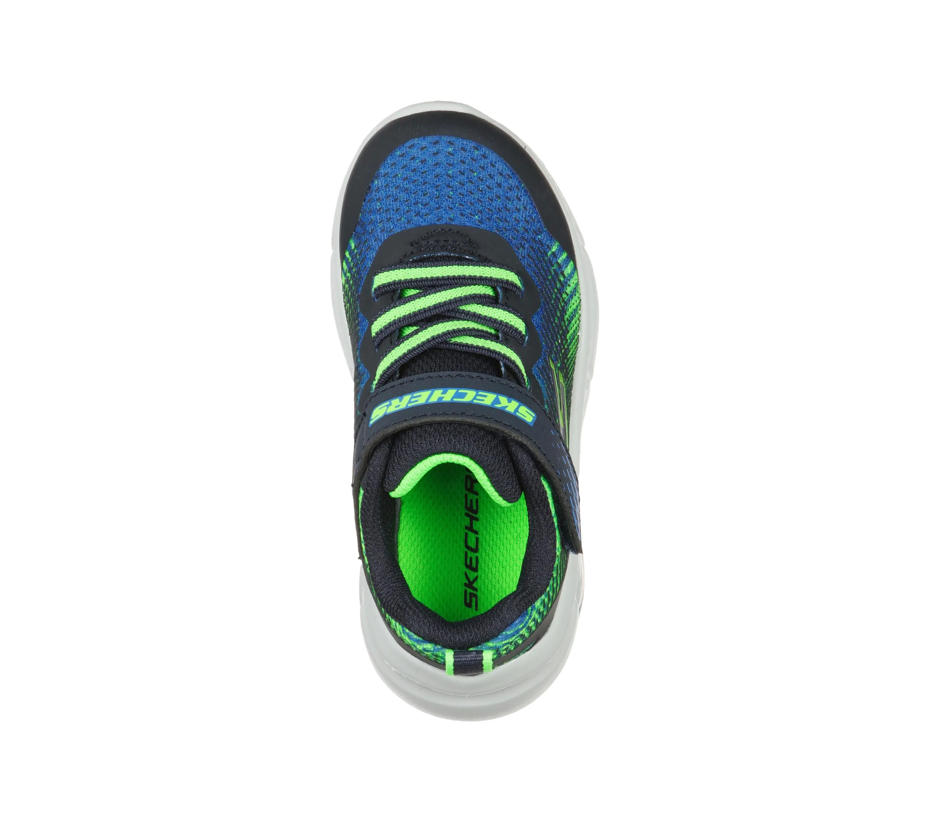 Skechers Go Run Norvo Boys Navy-Lime Trainer