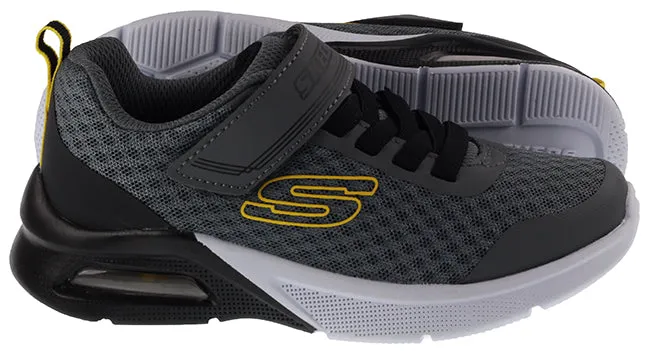 Skechers Trainers Kids Microspec Max Gorvix Charcoal Black