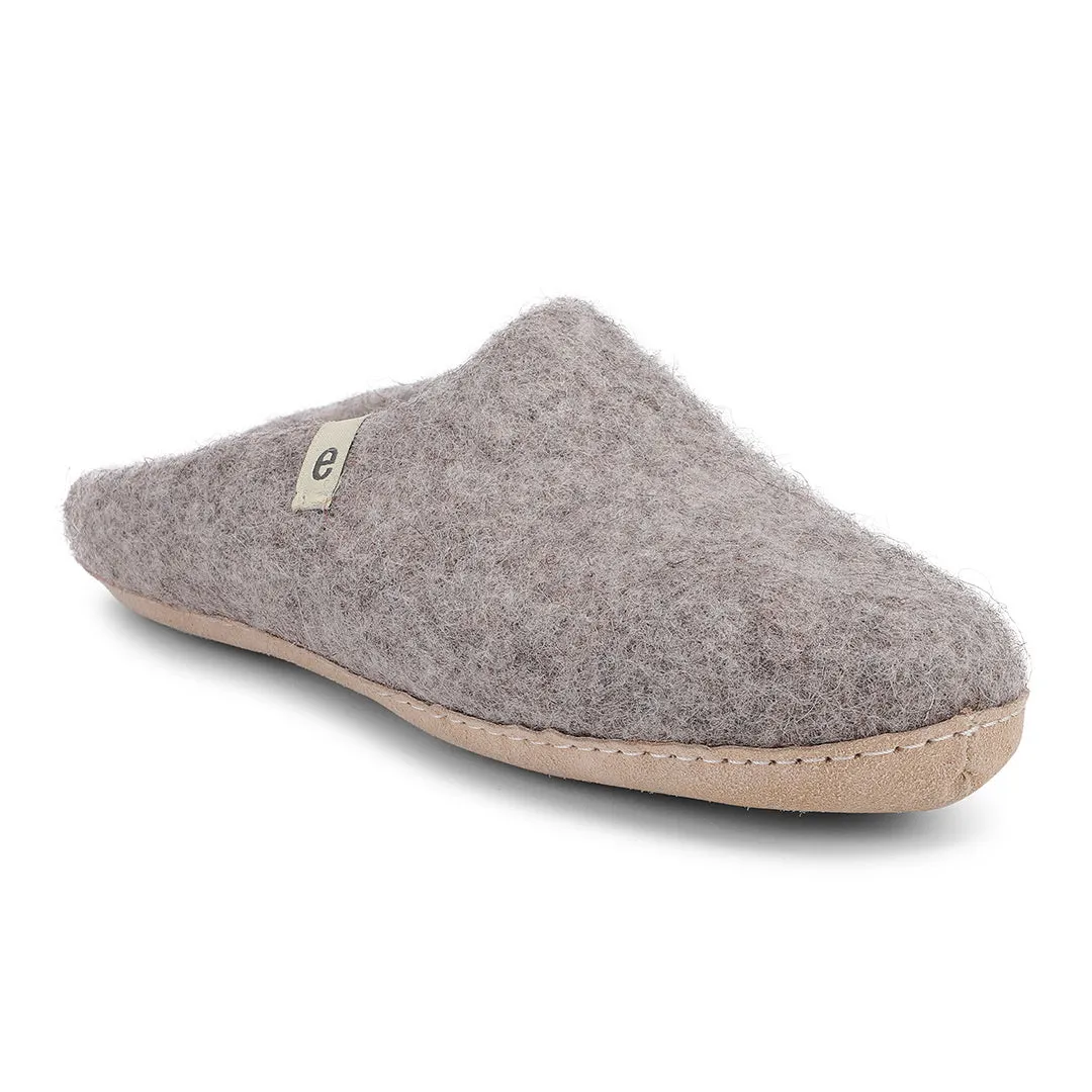 Slipper Natural Grey