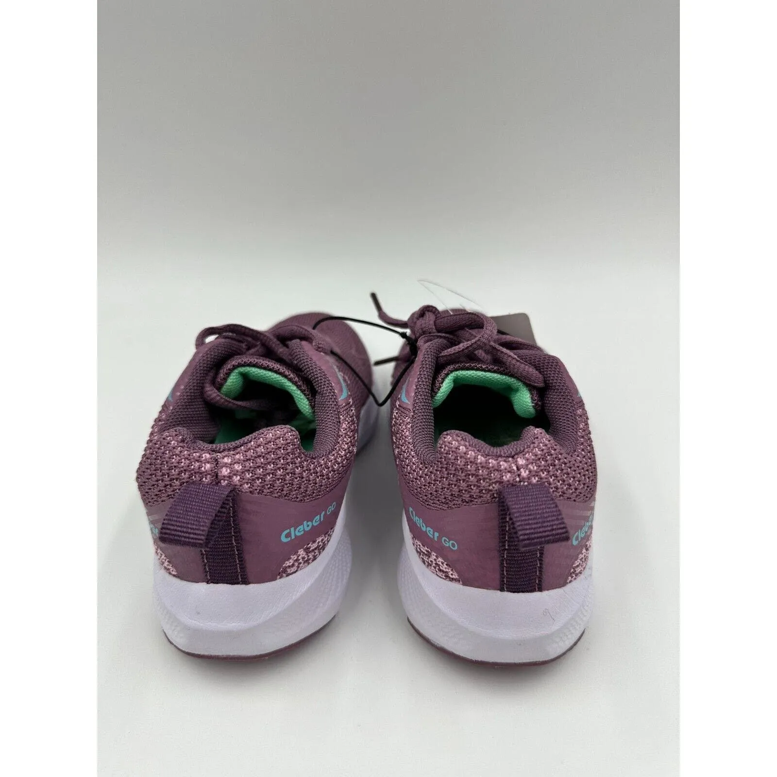 Small Kid Size 10, Purple Sneakers with Teal Accents