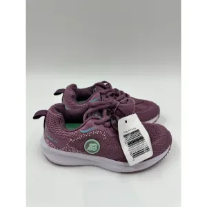 Small Kid Size 10, Purple Sneakers with Teal Accents