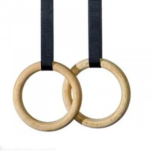 SPECIAL - Wooden Gymnastic Rings Set (Gym Ring)