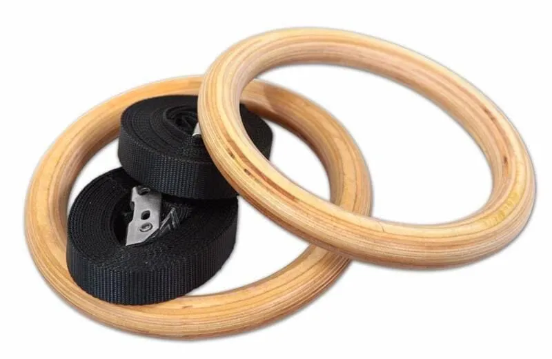 SPECIAL - Wooden Gymnastic Rings Set (Gym Ring)