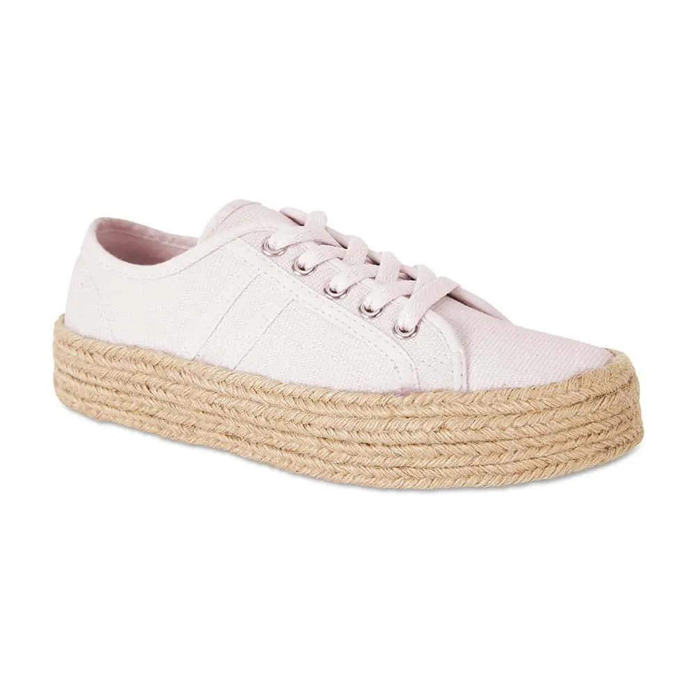 Static Sneaker in Blush Canvas