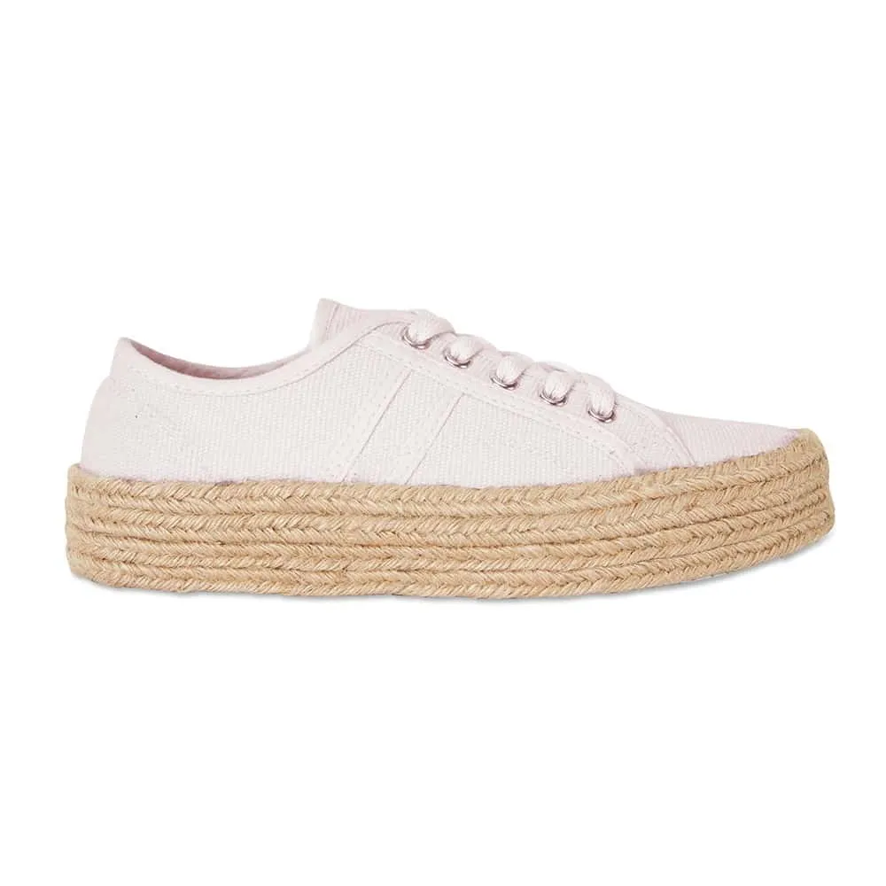 Static Sneaker in Blush Canvas