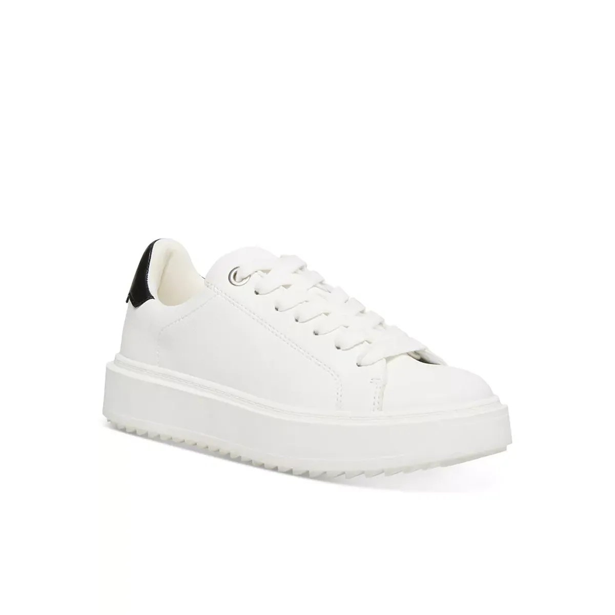 Steve Madden Women's Charlie Treaded Lace-Up Sneakers - White