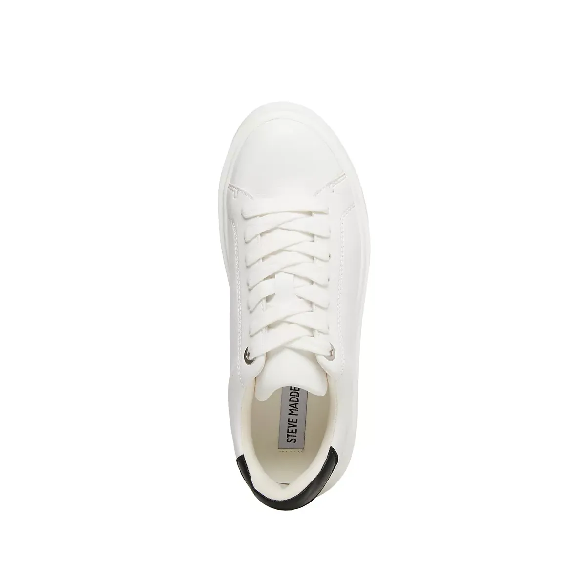 Steve Madden Women's Charlie Treaded Lace-Up Sneakers - White