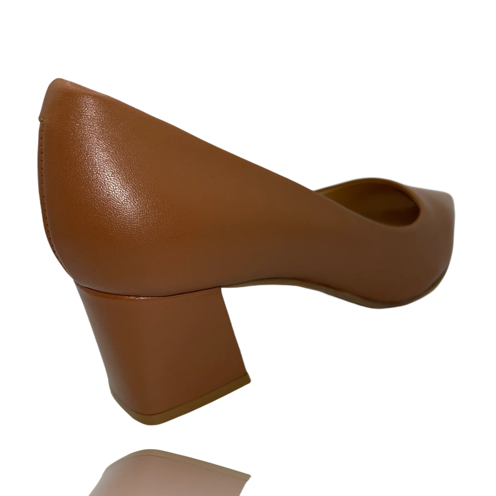 The Lexie Tan Leather Pump Shoe Final Sale!